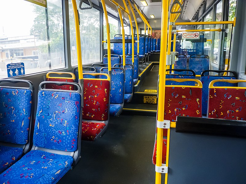 Pictures of a bus interior
