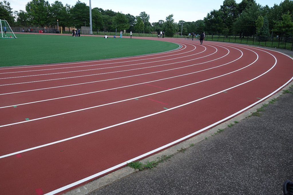 A running track